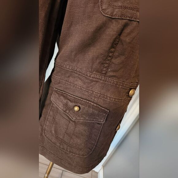 Calvin Klein Jeans brown jacket - Size Small - Picture 4 of 10